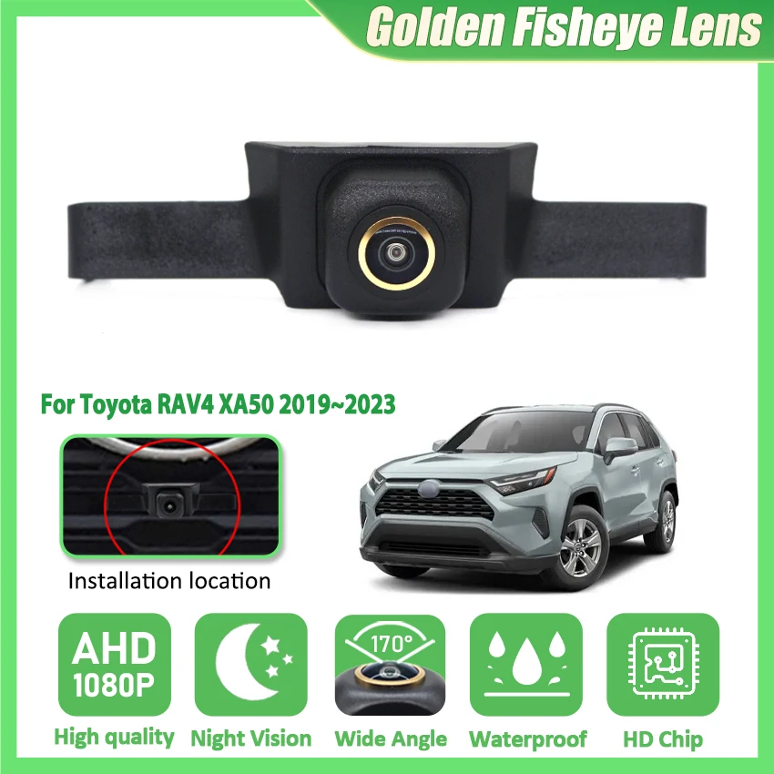 Für Toyota RAV4 XA50 2019 2020 2021 2022 2023 Front Logo Kamera Fisheye Objektiv AHD 1080P Fahrzeug Auto Parkplatz kamera Nachtsicht Image