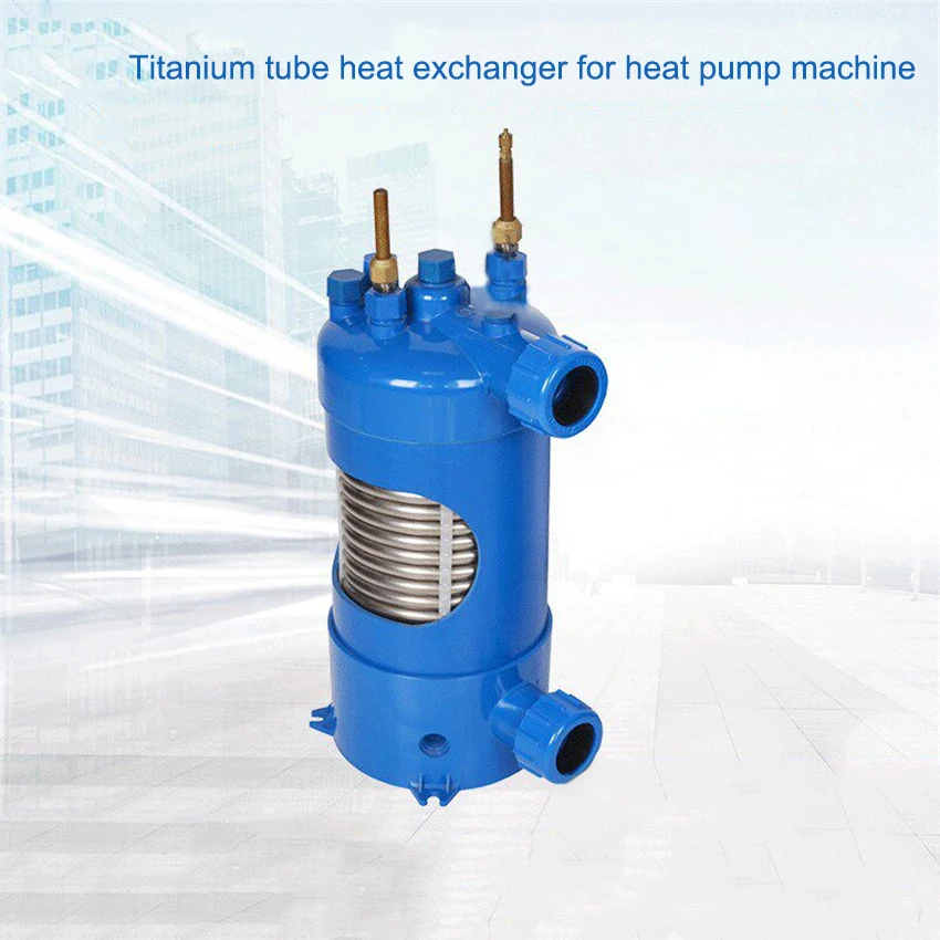 WN-R1PHA/WN-R1.5PHA Pool-Wärmepumpe Titan-Rohr-Wärmetauscher für Schwimmbad-Wärmepumpe Aquarium-Kühler 1hp/1.5hp 3KW/5KW Image