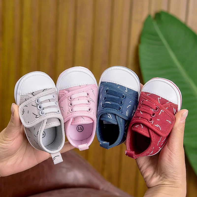 Frühlings- und Herbstsaison Casual Sportschuhe für Babys und Kleinkinder, 0-1 Jahr alte Säuglings-Laufschuhe