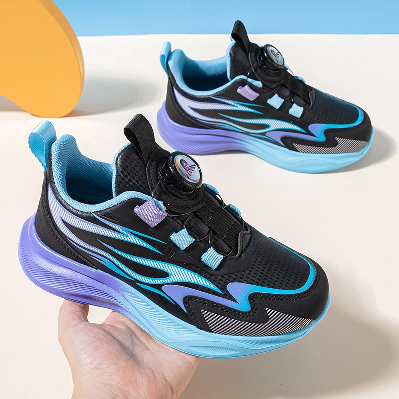 Lässige Sportschuhe für Kinder, 2025, neue modische PU-Leder-Turnschuhe für Kinder, leichte, bequeme Wanderschuhe für Jungen und Mädchen