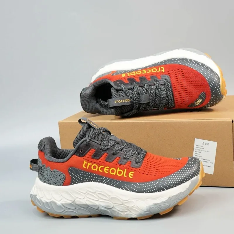 Klassische Marken-Laufschuhe mit Komfort, Atmungsaktivität und Stoßdämpfung, Designer Frühling/Herbst Rutschfeste Outdoor-Offroad-Laufschuhe Image
