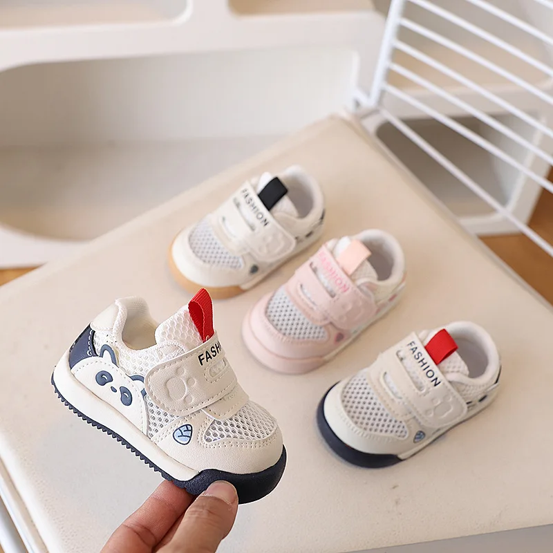 2026 Baby-Laufschuh Sommer Weiche Sohle Jungen Sportschuh Rutschfester Baby-Schuh Atmungsaktives Mesh Kinderschuh Freizeitschuh