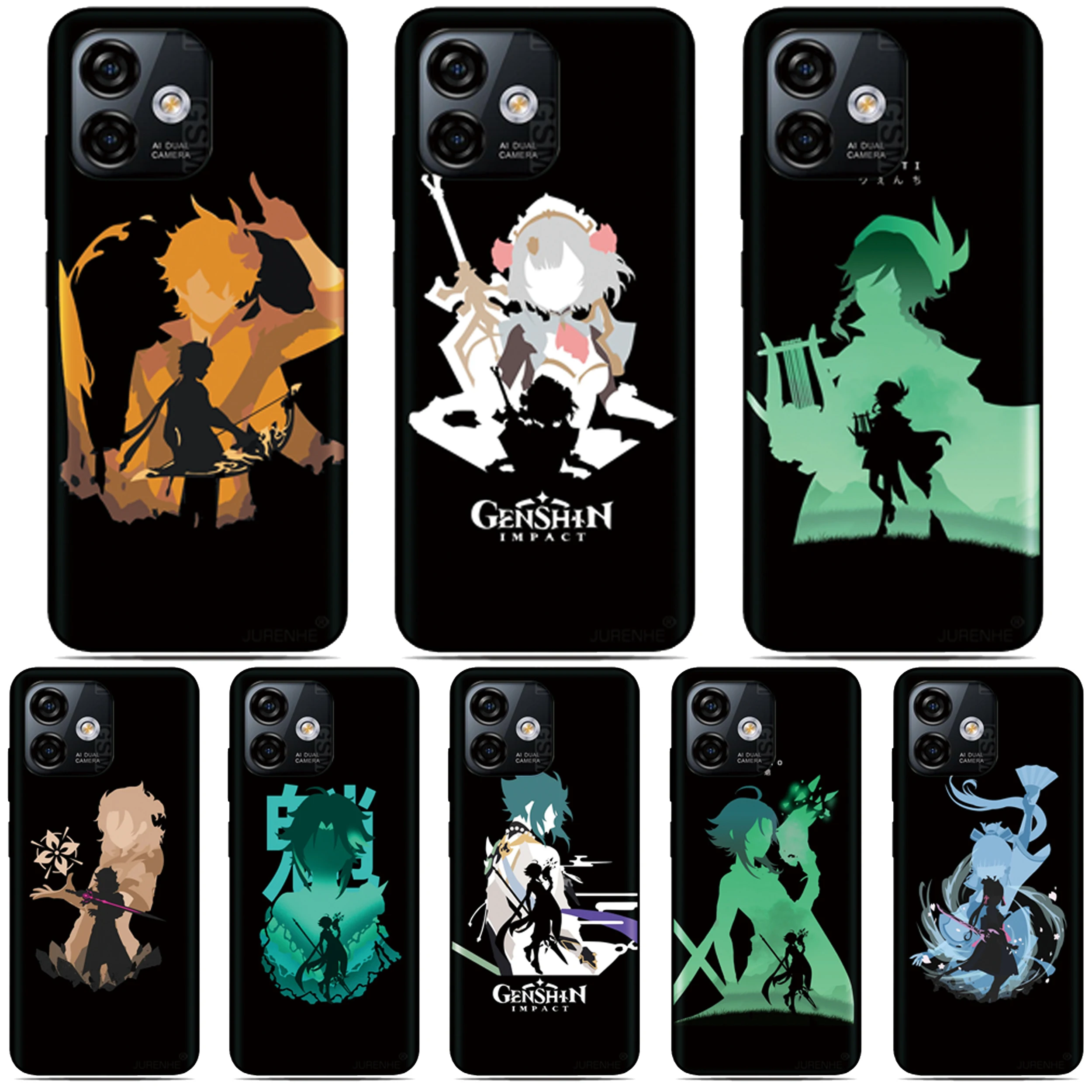 Anime Genshin Impact Handyhülle für Sony Xperia 1 VIII 10 VII 5 VI V IV III II XZ5 XZ4 XZ3 XZ2 XA1 XA2 Ultra L3 3 4 6 7 8 Cover Image