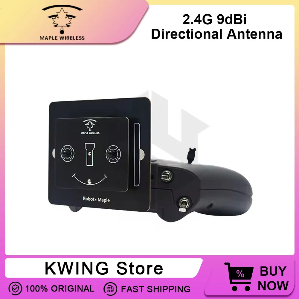 Maple Wireless 2,4 GHz 9 dBi Richtantenne SMA/RP-SMA polarisiert für Radiomaster Jumper SIYI Radio Controller FPV Image