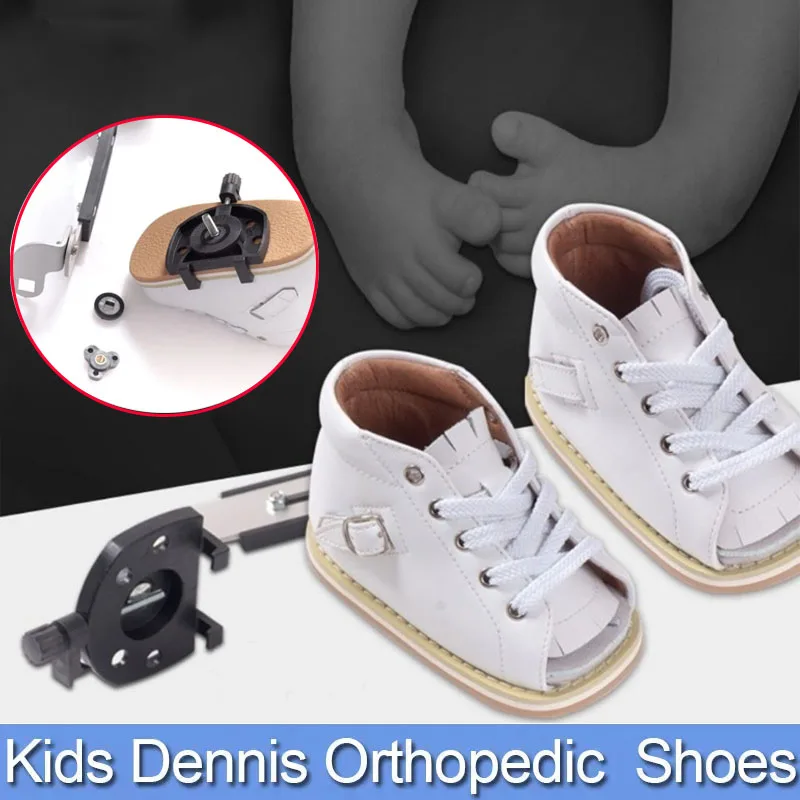 1 Paar orthopädische Dennis-Braun-Schuhe für Kinder – verstellbare Club-Fußkorrekturschuhe
