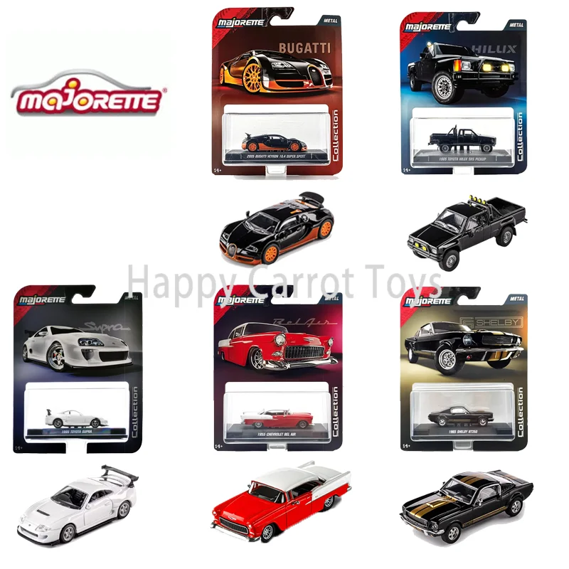 Original Majorette 1/64 Maßstab Premium Druckguss-Auto Sammlerserie Legierung Gummireifen Fahrzeugmodell Mit Vitrine Kinderspielzeug