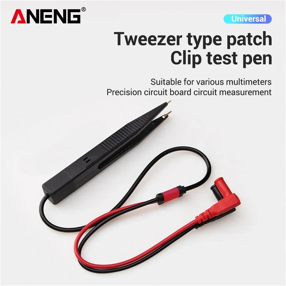ANENG LCR Kondensator-Clip-Detektor, Kapazitätsmessleitungen, Universal-Testclip für Kondensatoren, Widerstandsmessung, Multimeter-Zubehör Image