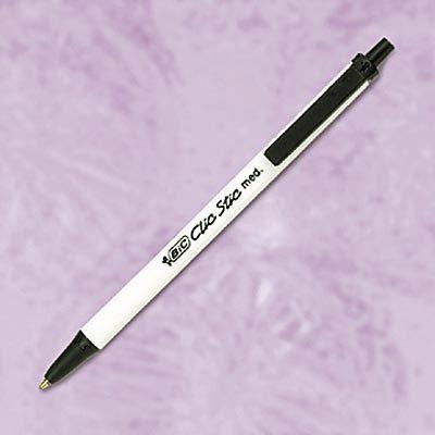 BIC America Clic Stic Ballpoint Pen - Black Ink, 12 Pk