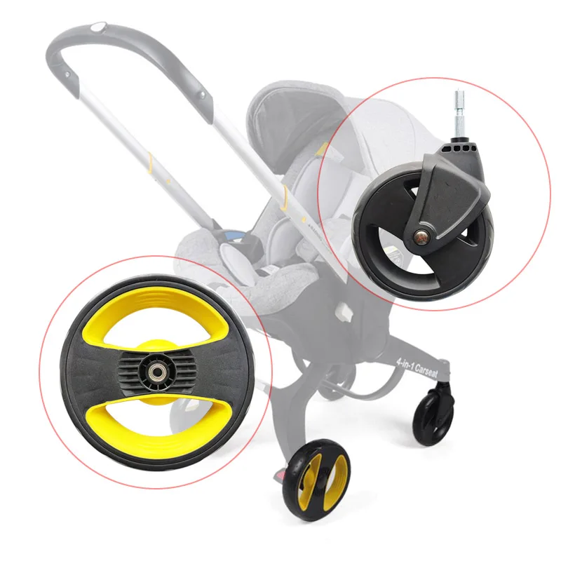 Kinderwagenrad für 4-in-1-Kinderwagen mit Autositz, Vorder- oder Hinterrad, gut kompatibles Doon- und Foofoo-Buggy-Zubehör Image