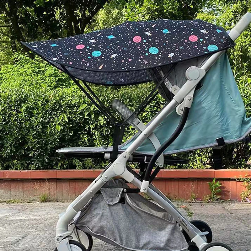 Kinderwagen Sonnenschutz Abdeckung Universal Erweiterte Sonnenschutz Kinderwagen Schattierung Regenschirm UV Schutz Baldachin Kinderwagen Zubehör