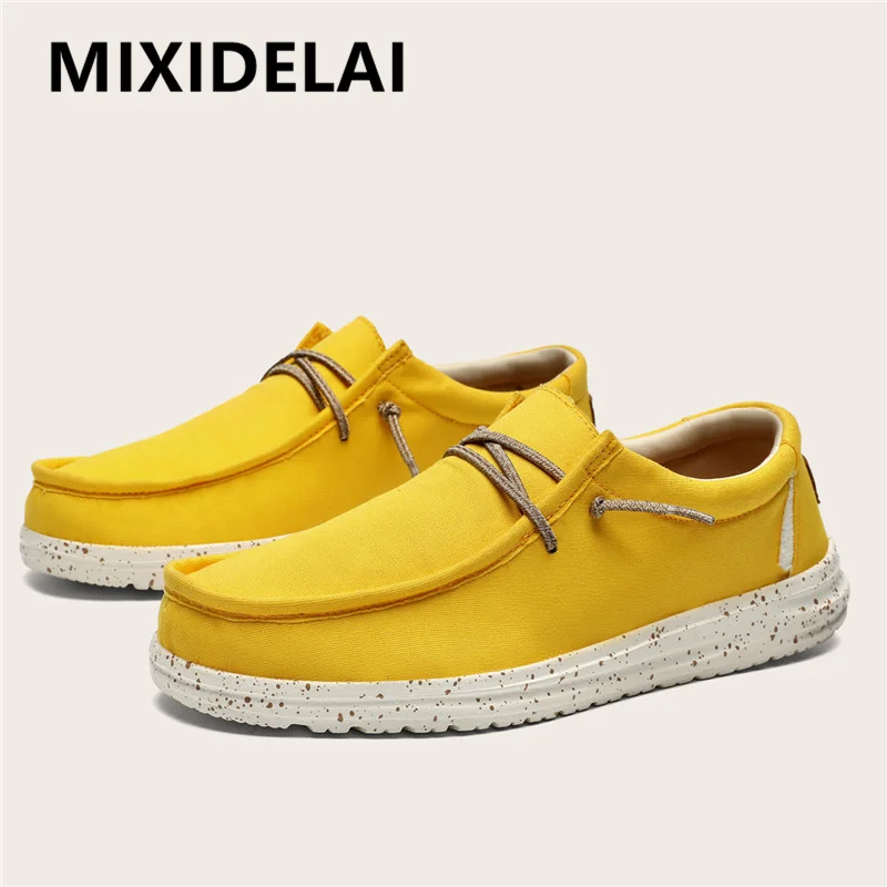 Plus Größe 40-48 männer Casual Schuhe Flache Outdoor Herren Turnschuhe Leichte Boot Schuhe Fahr Faulenzer Atmungsaktive Männer leinwand Schuhe