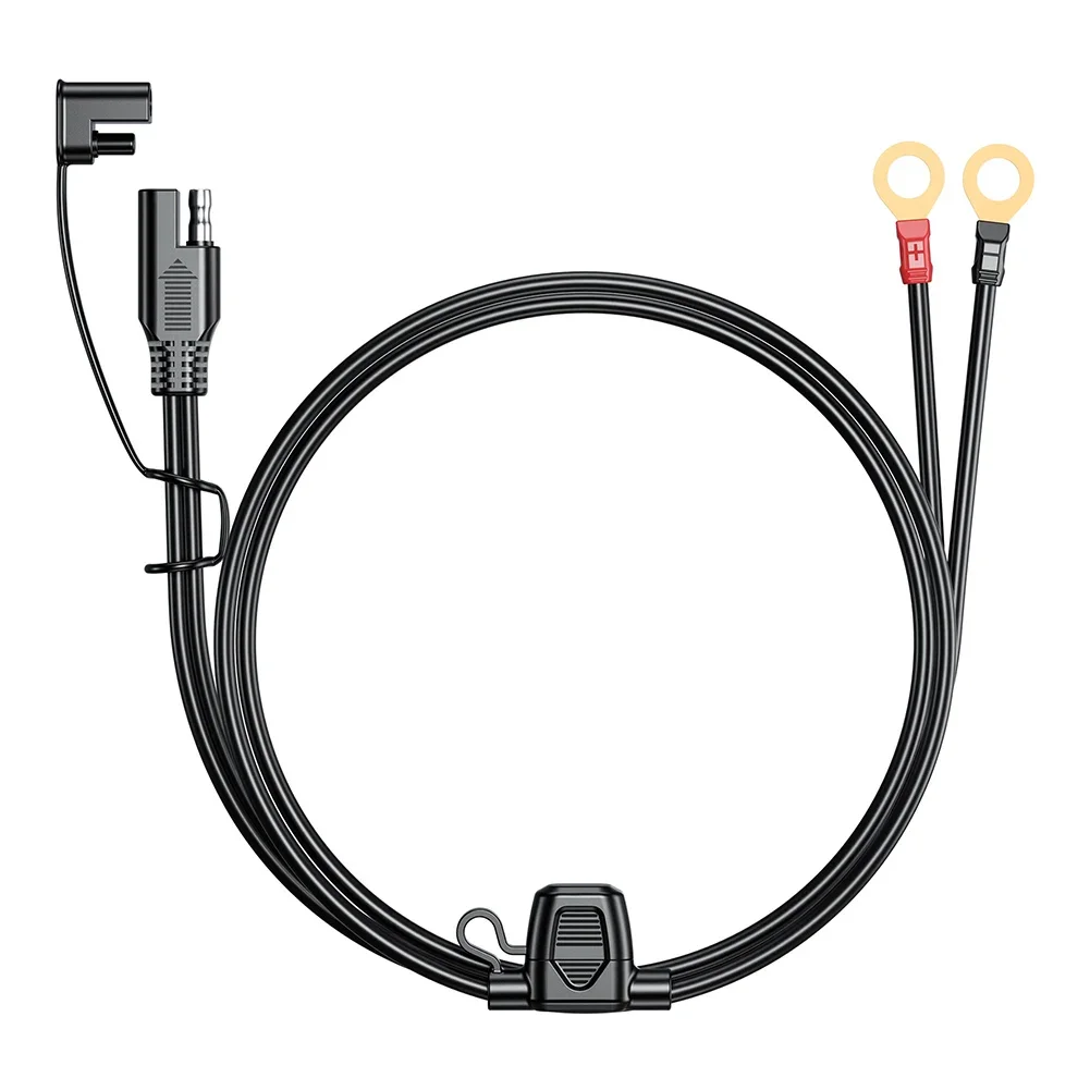 CENJITION 12 24V 18AWG SAE 2-Pin Schnelltrennkabel mit O-Ring-Klemme für Batterieladegeräte Image