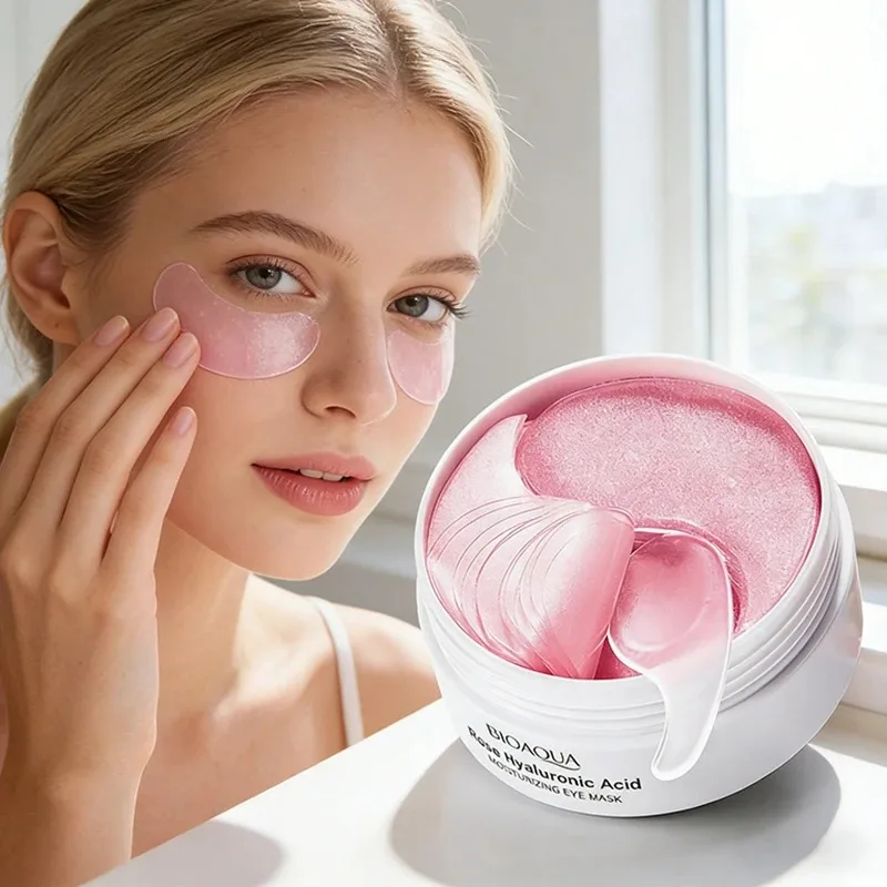 80g Rosen-Feuchtigkeits-Augenmaske, spendet Feuchtigkeit und strafft die Haut um die Augen, reduziert feine Linien und Augenringe Image