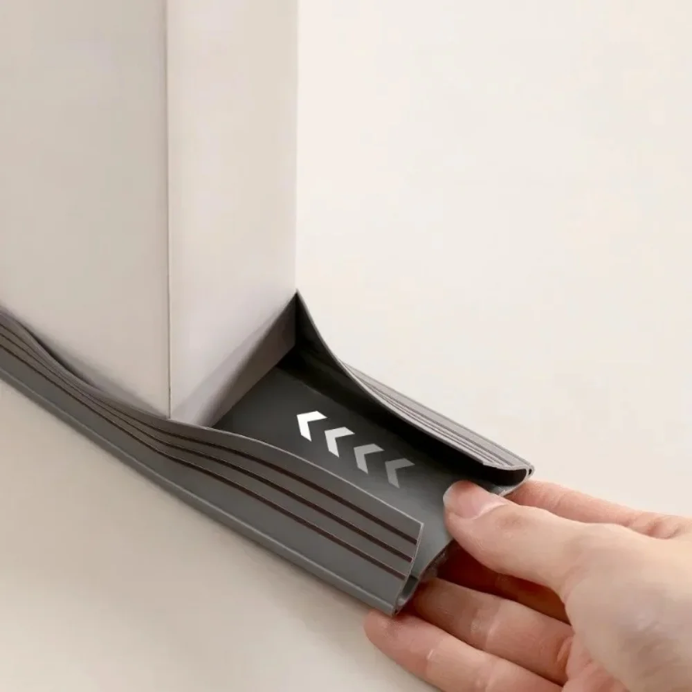 1 Stück 93cm/36,61 Zoll x 5,5cm Türdichtung Unterer Türdichtungsstreifen Anti-Kälte Geräuschblocker Türdichtungen für Innentüren Lückenfüller