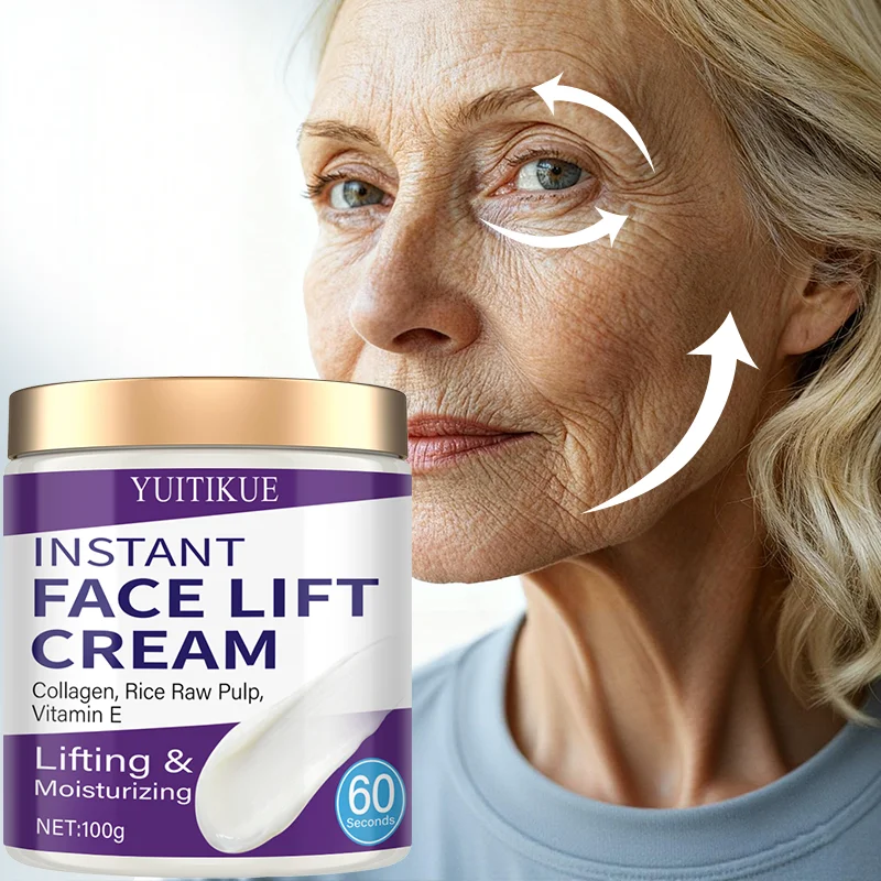 YUITIKUE 100g Sofort-Lifting-Creme mit Kollagen, Reispulpe und Vitamin E für 60-Sekunden-Lifting und Feuchtigkeitspflege Image