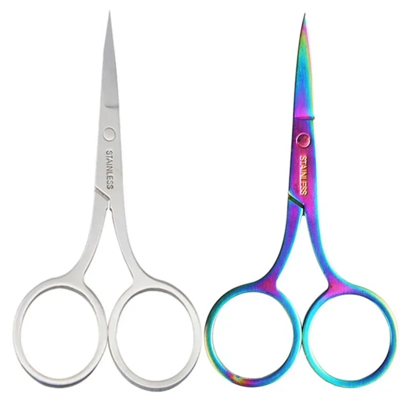 vvocci 1 Stück Make-up Augenbrauen- und Wimpern-Trimmer Gesichtshaarentferner Maniküre-Schere Nagelzubehör Schere Nagelkunst-Schere Image