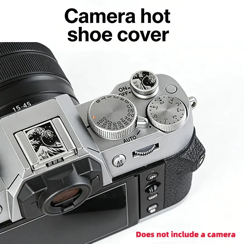 Kamera-Blitzschuhabdeckung, Weicher Auslöseknopfschutz für Fuji XT5 XT50 Canon Nikon Pentax DSLR Spiegellose Kameras Zubehör Image