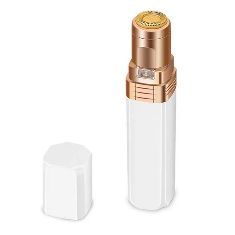 USB-Aufladbarer Schmerzfreier Haarentferner für Frauen, Tragbarer Elektrischer Epilierer, Augenbrauen-, Lippen- und Wangenhaarentferner, Gesichtshaarentferner Image