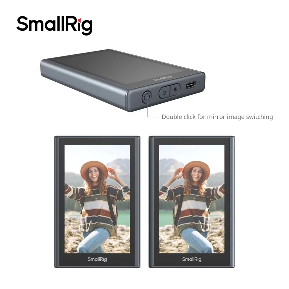 SmallRig Smartphone Wireless Magnetic Selfie Monitor Screen for iPhone for Huawei for Smartphone Rear Camera Selfie Vlog 4850