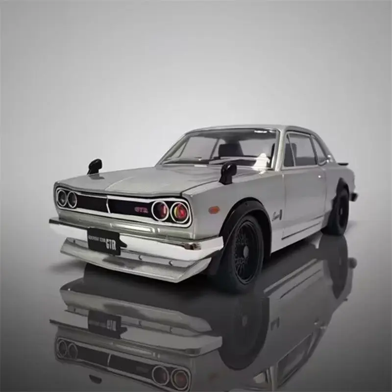 1:22 Skyline 2000 GT-R Legierung Klassisches Sportwagen-Modell Druckguss Metall Rennwagen Fahrzeugmodell mit Simuliertem Sound und Licht Sammlerstück Image