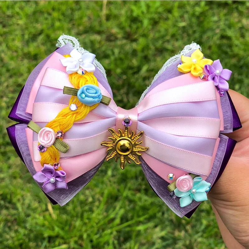 Süße Mädchen-Haarspangen, niedliches Blumen-Accessoire, Schmetterlingsknoten-Design, für Frauen, Alltag, Festival, perfektes Geschenk, Prinzessinnen-Haar-Accessoire