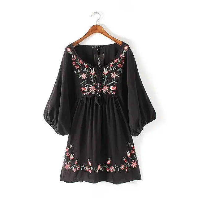 Japanischen Kimono Boho Vintage Bohemian Ethnischen Retro Rockabilly Bestickt Baumwolle Leinen Tunika Tunique Femme Bluse Frauen Tops
