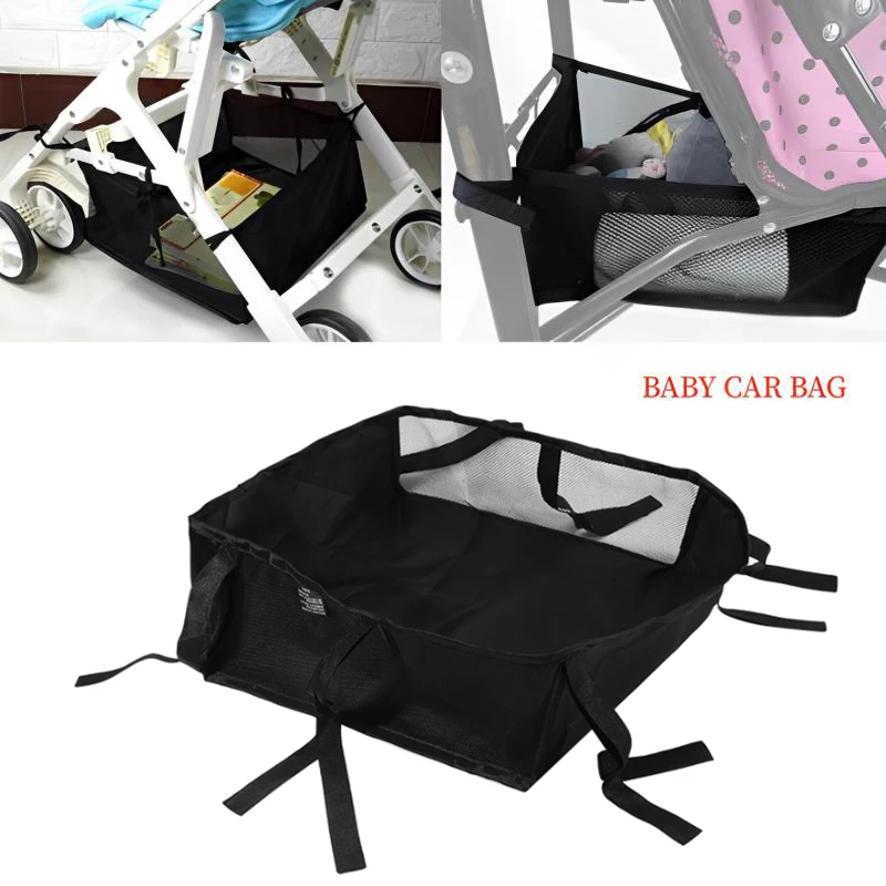 Tragbarer Kinderwagen-Unterkorb Aufbewahrungstasche Universeller Einkaufskorb für Kinderwagen Zubehör Image
