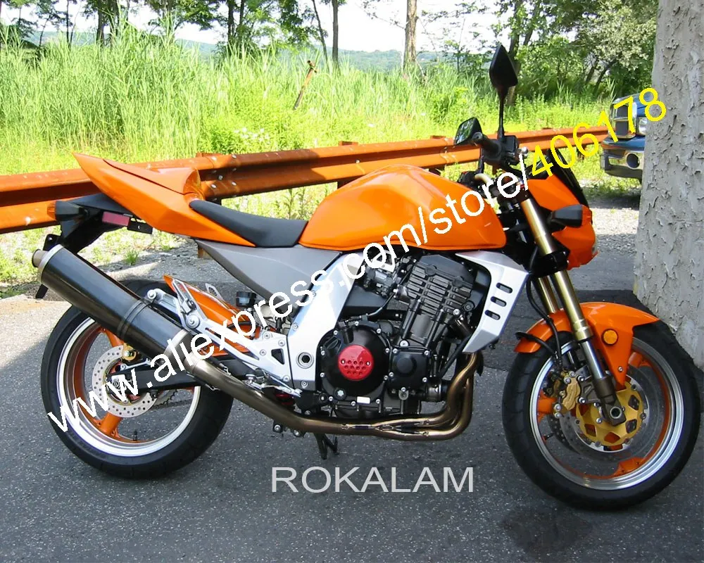 Für Kawasaki Z1000 Z750 2003 2004 2005 2006 Z 1000 Z 750 Orange Aftermarket Motorrad-Verkleidungssätze (Spritzguss)
