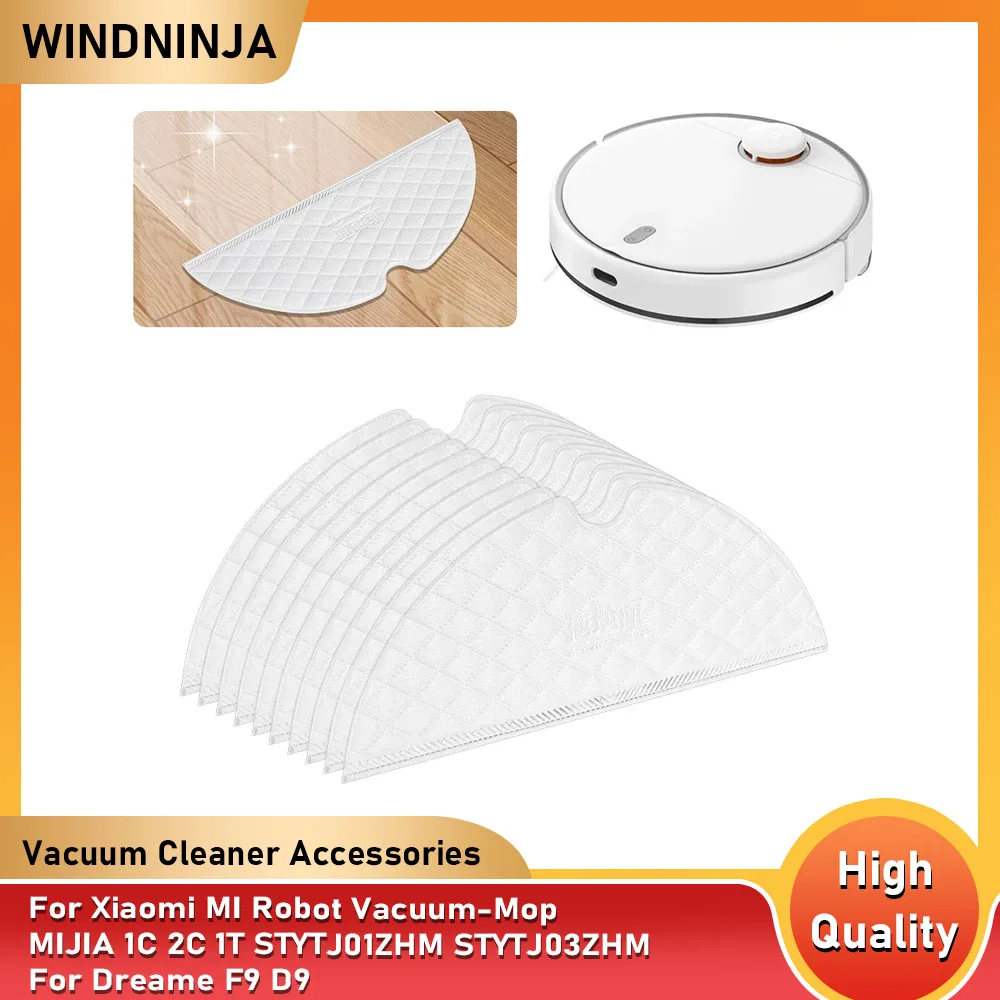 Für Xiaomi MI Robot Vacuum-Mop MIJIA 1C 2C 1T STYTJ01ZHM STYTJ03ZHM Für Dreame F9 D9 Teile Reinigungspad Einweg-Wischlappen Image
