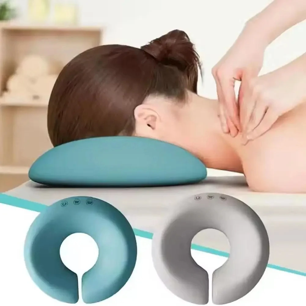 Memory-Schaum-Massagekissen mit Loch für Gesichtsbehandlungen, U-förmige Kopfstütze für Spa-Betten und Massageliegen im Kosmetiksalon Image