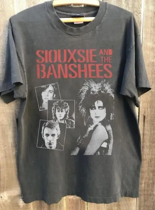 Siouxsie and The Banshees Shirt, 90er-Jahre-Gothic-Band-T-Shirt, Gothic-Kleidung, süße Retro-Band-Shirts, Grunge-Grafik-T-Shirt, Goth-Musik-Shirt