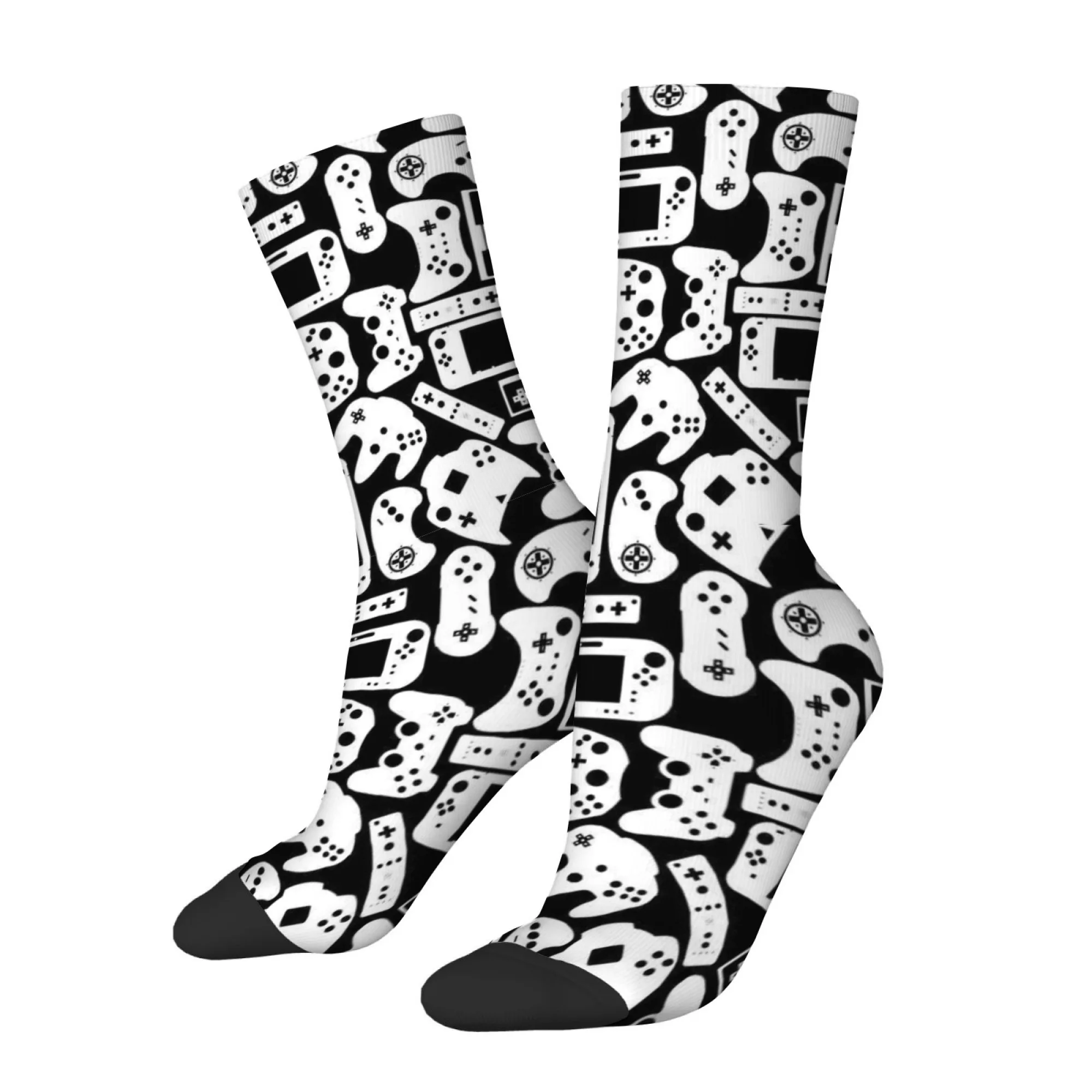 Game Controller All-over-Print Herrensocken Y2K Retro Cartoon Harajuku Style Socken Modische, lustige, bequeme, weiche, warme Socken Image