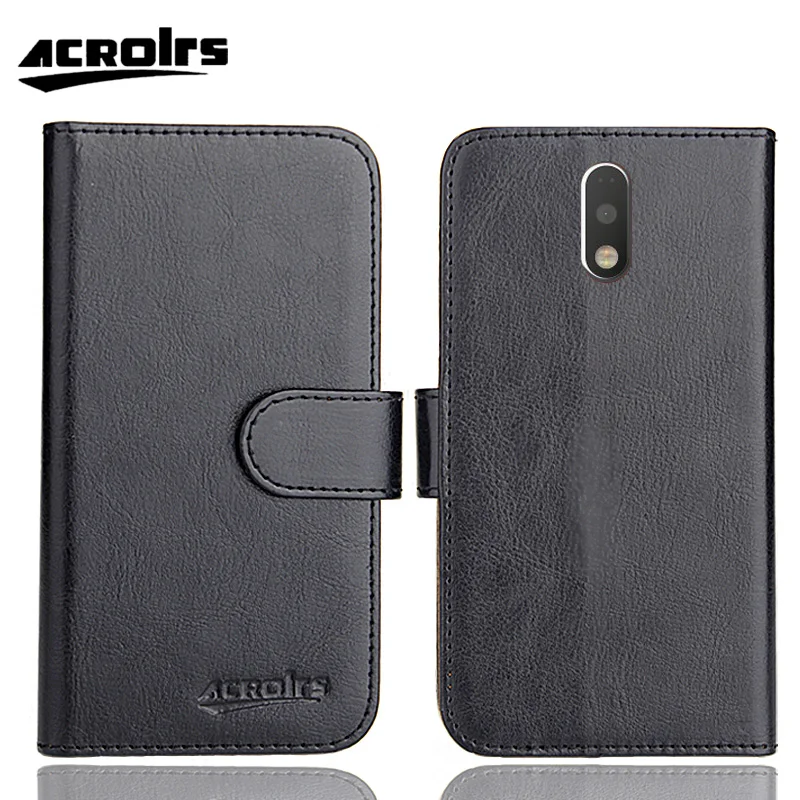 Coque pour Motorola Moto G4 Plus, 5.5 ", Nouveau Étuis de téléphone spéciaux de protection en cuir de luxe, portefeuille pour cartes de crédit, 6 couleurs