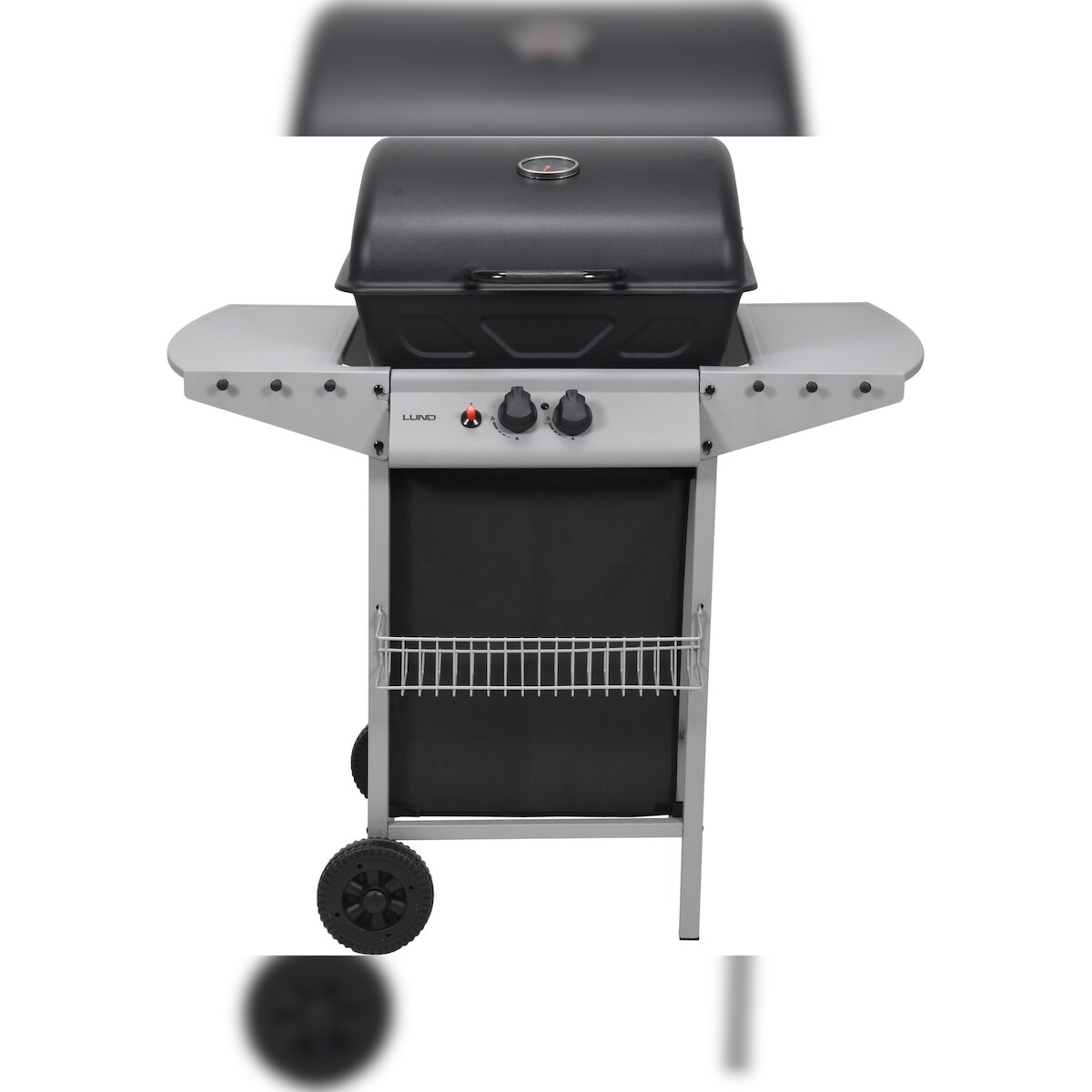 Gasgrill 5,5kW, 2 Brenner, Stahl 97,3 × 53 ×102 cm Image