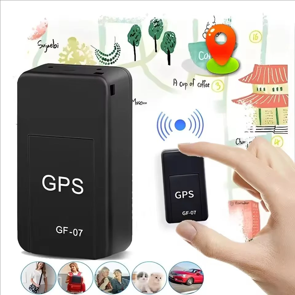 Dispositif de suivi GPS GF07 Mini traceur GPS pour voiture, application de positionnement GPS, aimant puissant, alarme anti-perte, localisateur GPS pour véhicule