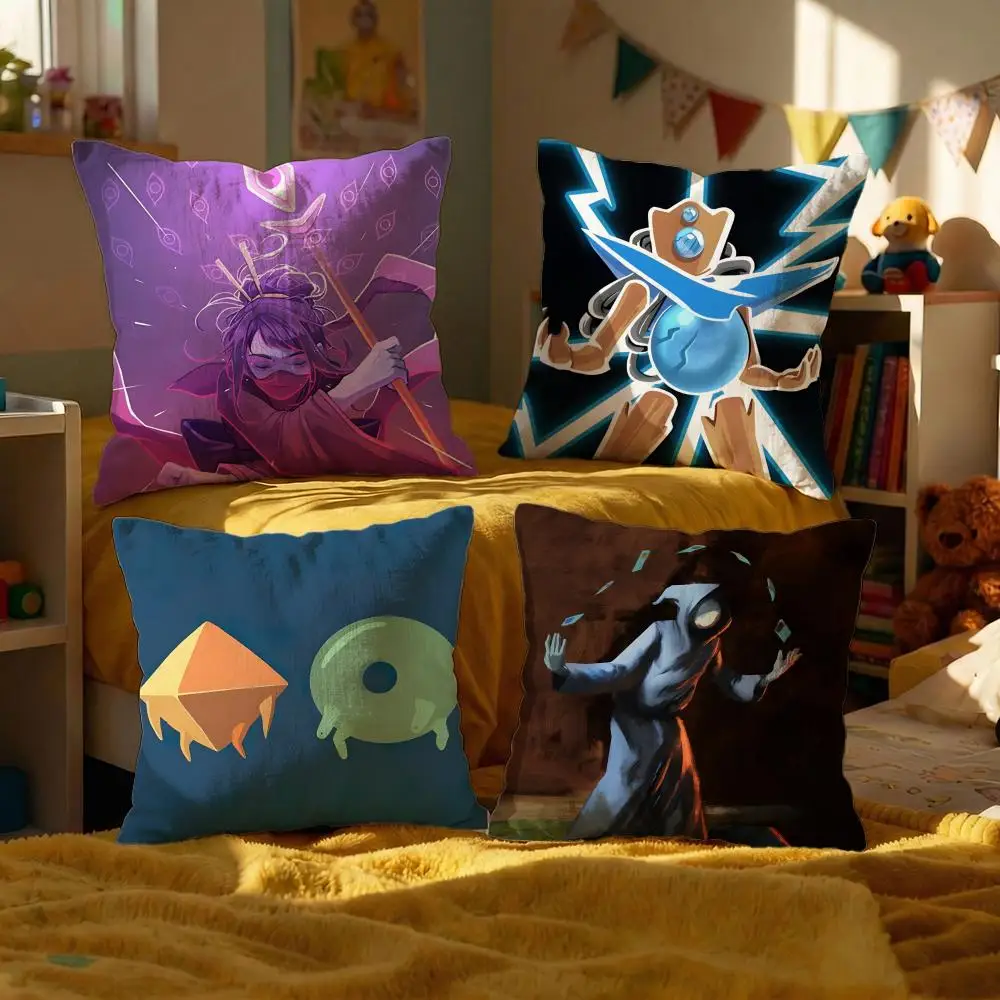 Beliebter Slay the Spire Kissenbezug, dekorative Kissenbezüge, Sofa-Kissenbezug, 50 x 50 cm, 4-teilig, 45 x 45 cm, 40 x 40 cm, Kissenbezug