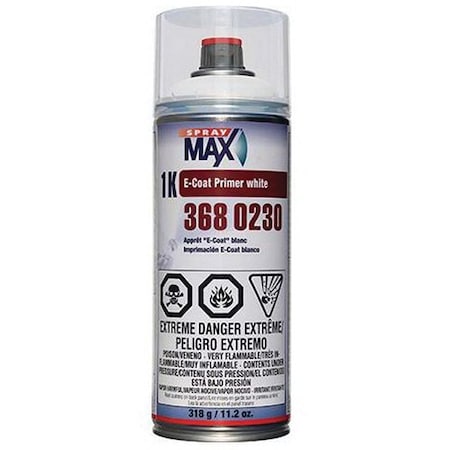 SPRAYMAX 3680230 1K E-Coat Primer- White, Can