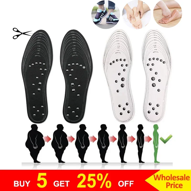 18 Magnete Magnet massage Einlegesohlen Fuß Akupressur Schuh polster Therapie Schlankheit Einlegesohlen für Gewichts verlust Schneid polster