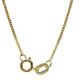 BJCÂ® Solid 9ct Yellow gold Pendant chain/necklace 20 inches long 50cm 1.0grams