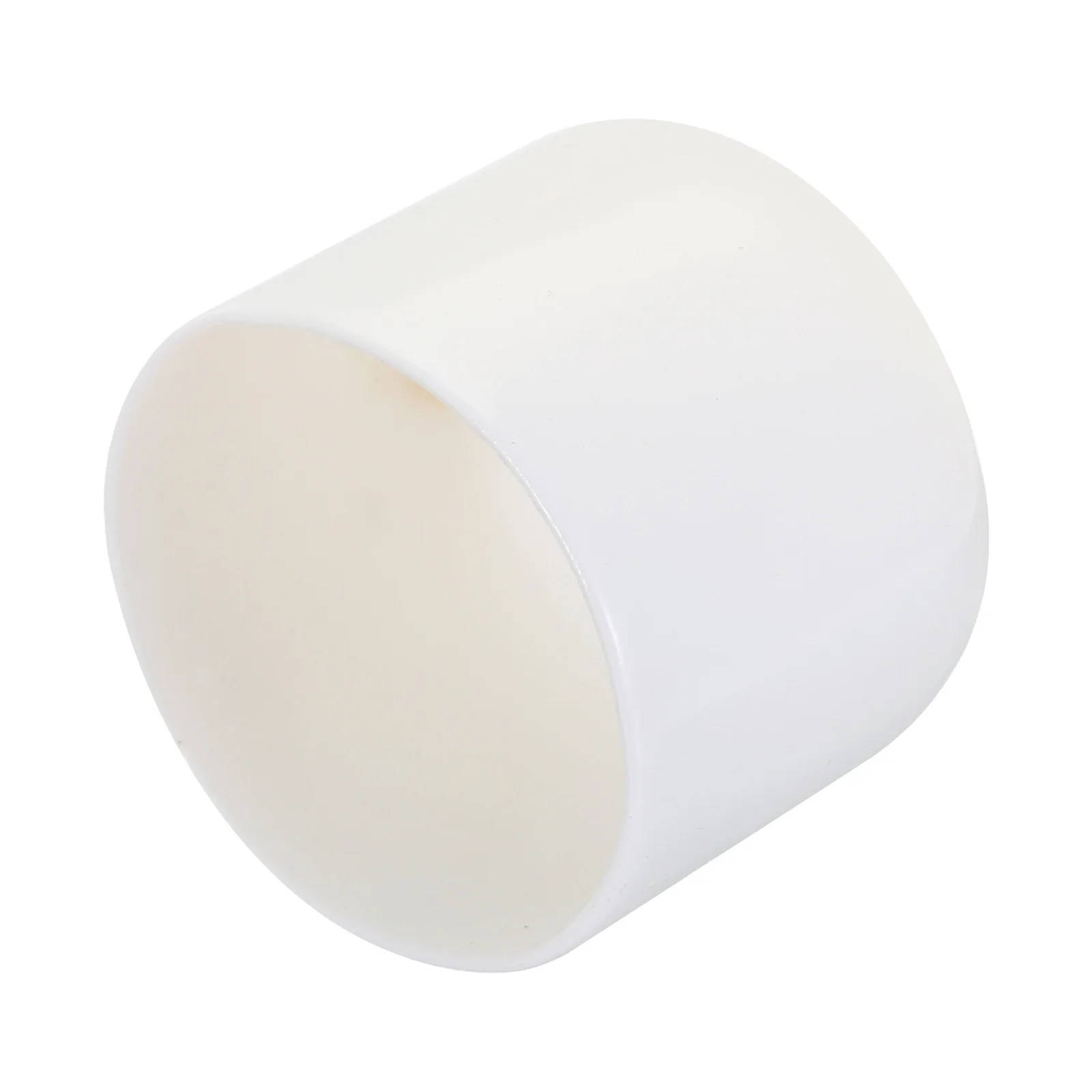 20 Stück weiße Gummi-Endkappen, 1,3–38 mm Innendurchmesser, Vinyl-Rundrohr-Schraubenkappenabdeckung, Schraubgewindeschutz für Metallstuhlspitzen, Möbel Image