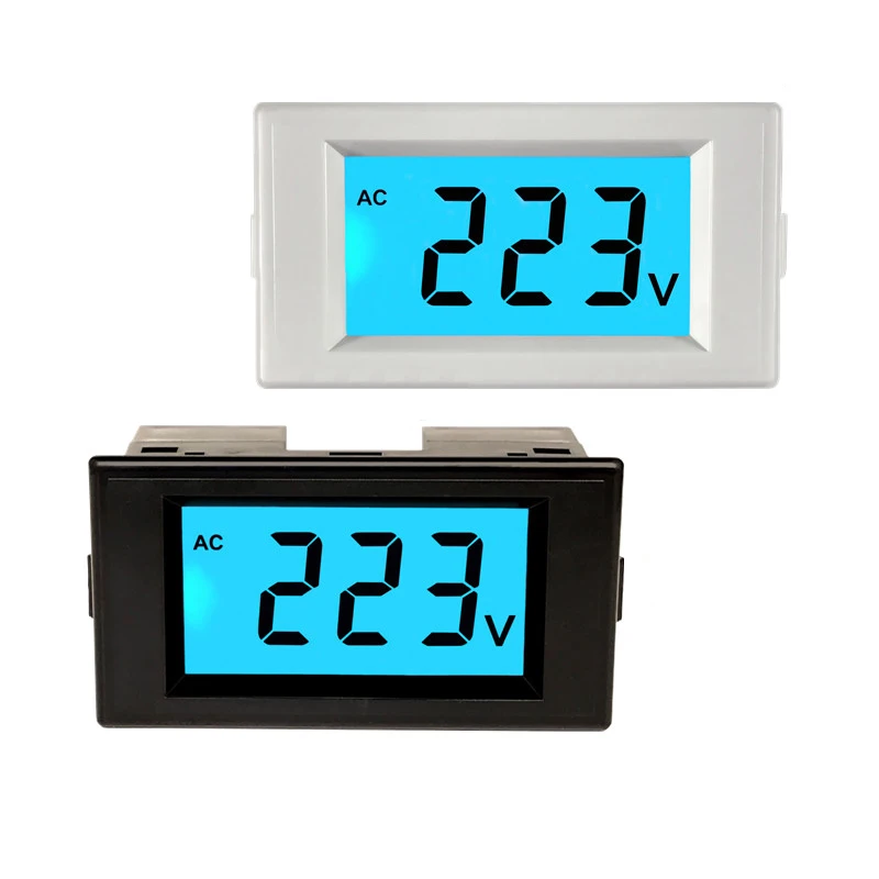 1 pz AC200 600V LCD voltmetro digitale voltmetro pannello misuratore di tensione ca Tester voltmetro AC D69 rilevatore di tensione ca