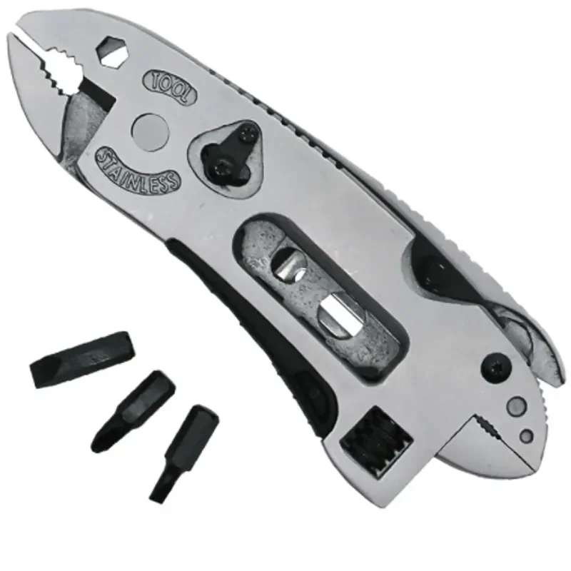Multitool Zange Taschenmesser Schraubendreher-Set Kit Verstellbarer Schraubenschlüssel Backschlüssel Reparatur Outdoor Camping Survival Multi Tools Image