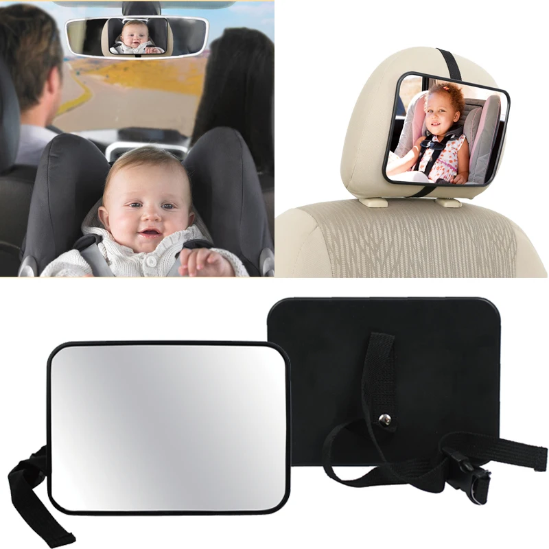 Einstellbare Breite Auto Rücksitz Spiegel Baby/Kind Sitz Auto Sicherheit Spiegel Monitor Kopfstütze Hohe Qualität Auto Innen Styling