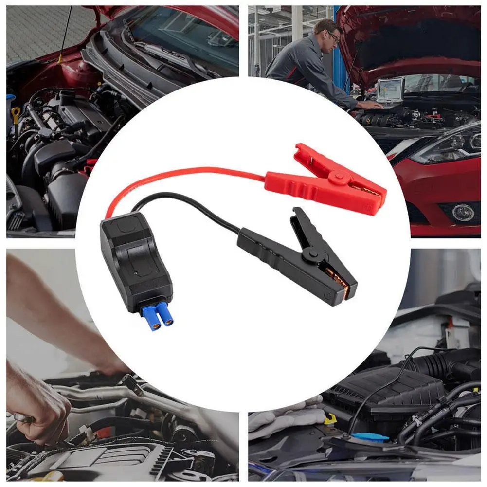Mit EC5 Stecker Stecker Auto Zubehör 12V Starthilfe Krokodil Clip Für Auto Lkw Notfall Batterie Starthilfe Kabel Klemmen Image