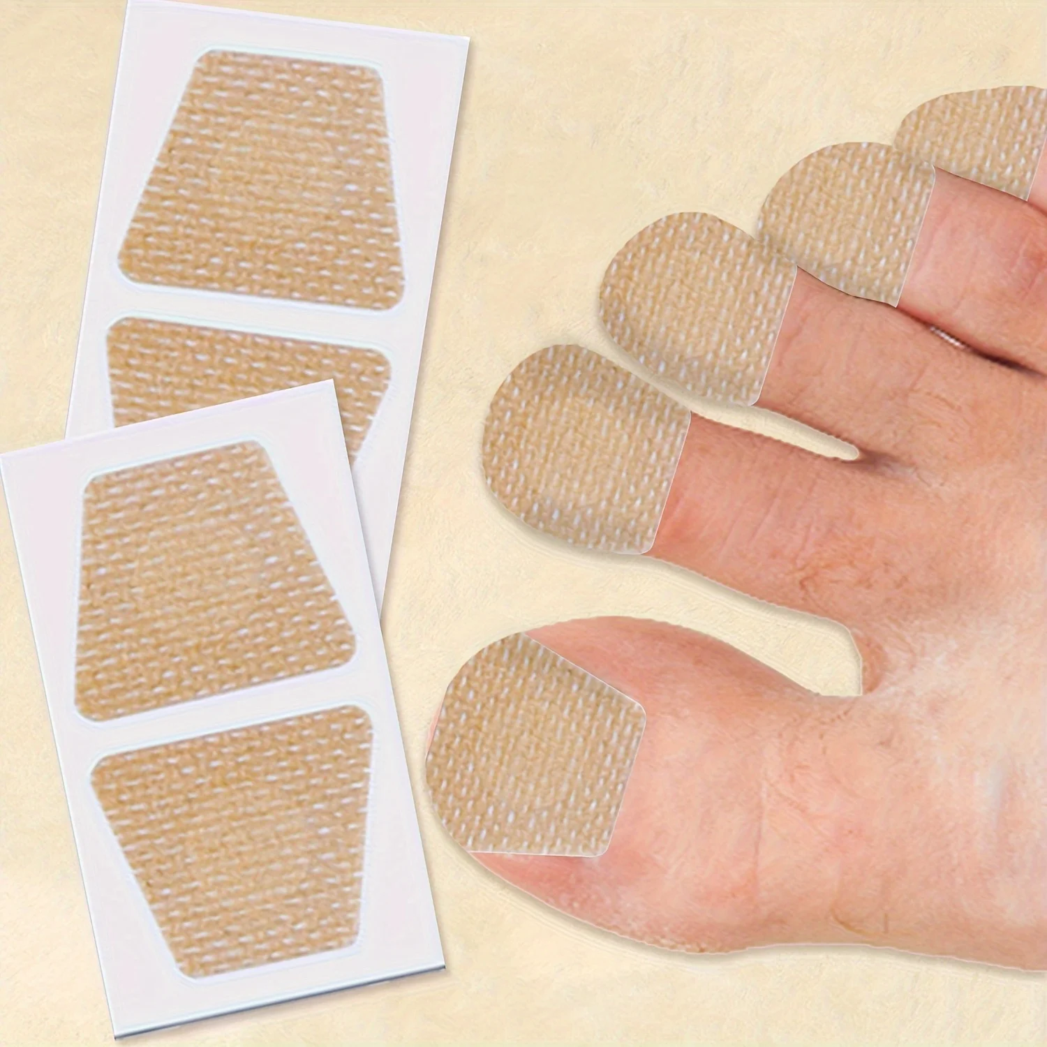 Nagelreparatur-Pflaster – für schwache, gelbe, gebrochene Nägel, unsichtbar unter Schuhen, täglicher Gebrauch – für die Pediküre zu Hause, hautfreundlich, fokussiert auf die Fußgesundheit Image