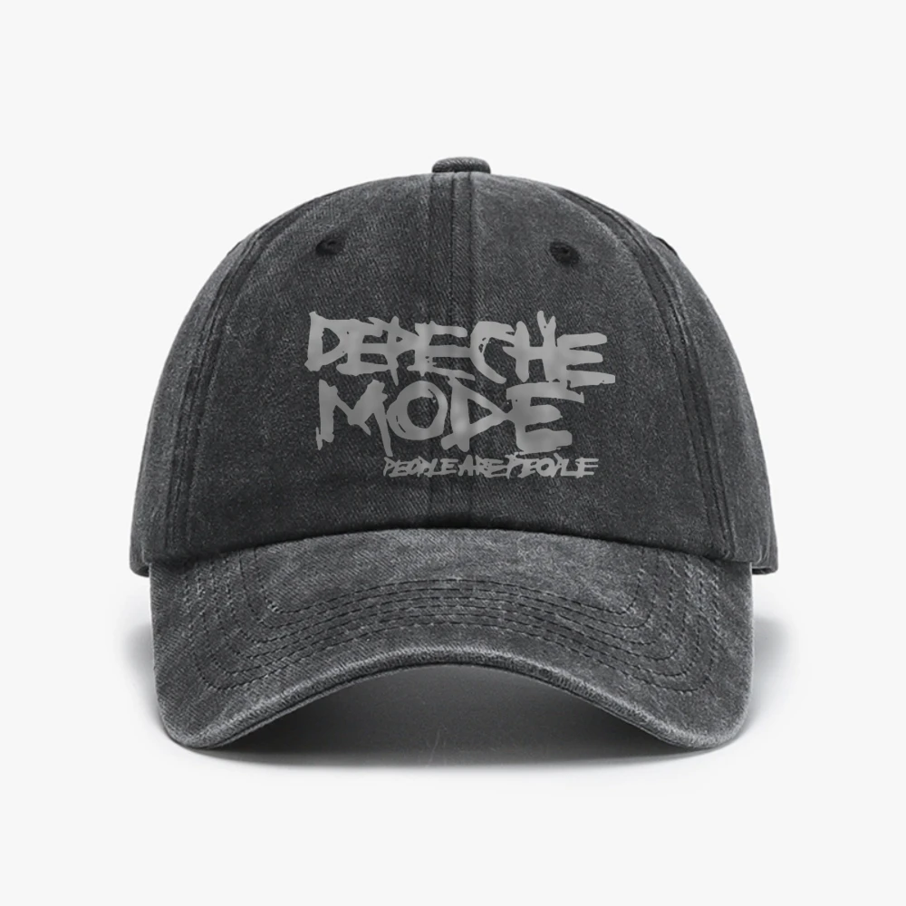 Depeche Mode People Are People Baseballkappe für Herren, Hip-Hop-Hüte, modischer Street-Style, Outdoor, sonnenfest, Cowboyhut mit weichem Oberteil