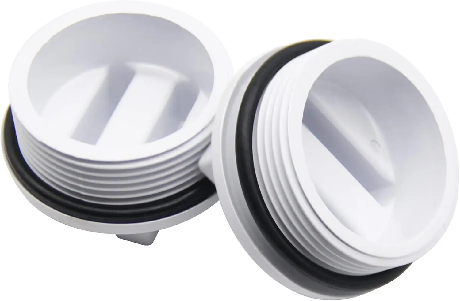 2 stücke Gewinde Pool Rücklauf Linien Stecker 1,5 zoll Filter Ablauf Kappe Stecker Mit O-ring Pool Skimmer Stecker wintersicherung Werkzeug Image