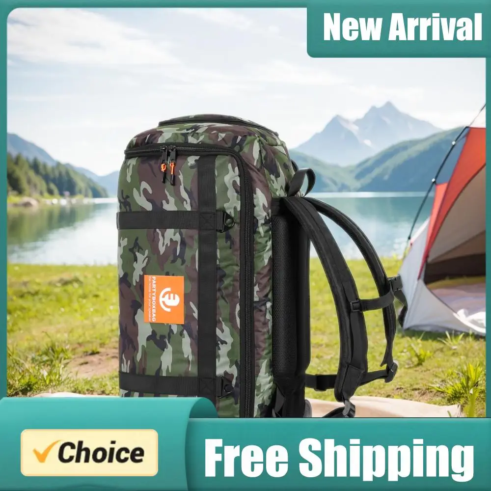 Lautsprechertasche Reisetasche Wasserdichte Tragbare Lautsprecher-Tragetasche Rucksack Sturzsichere Schutztasche für JBL Partybox Stage 320 Image