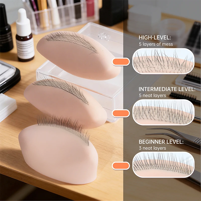 Neue heiße Wimpern-Trainingsmodule für Damen: 3/5-lagige Wimpern für Anfänger – Solan Sommer Hochzeitsgeschenk Image