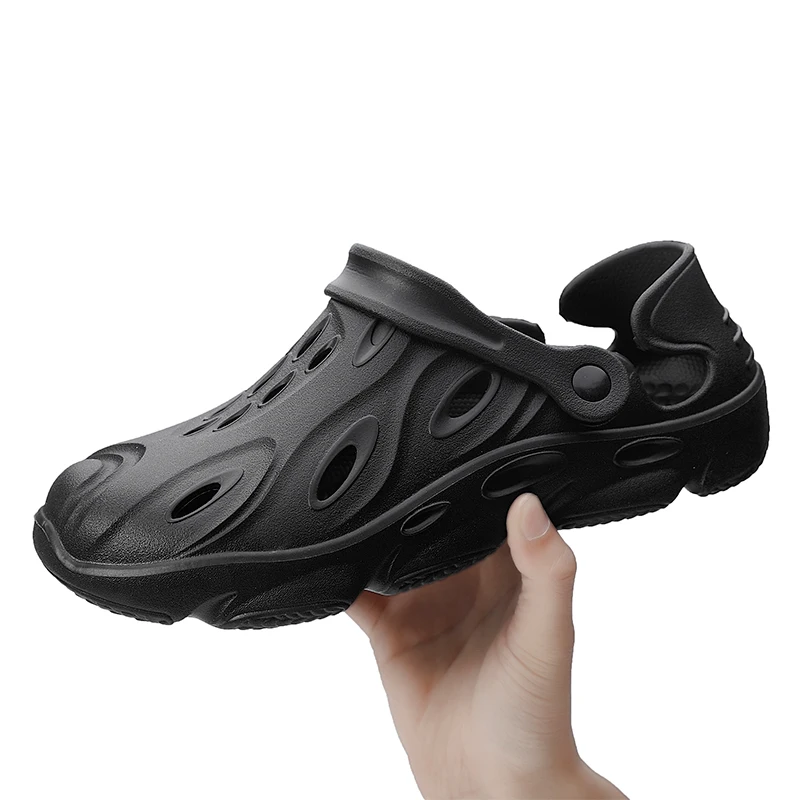 Sommer Männer Gummi Strand Sandalen Herren Clogs Garten Schuhe Clog Zuecos Hombre Outdoor Slip Auf Atmungsaktive Große Größe 48 49